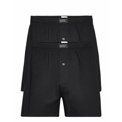 Levis Men Jersey Loose Fit Boxer 2P Underwear Boxer Shorts Black Levi´s