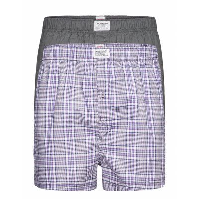 Levis Men Levis Check Woven Boxer 2 Boxerkalsonger Grå Levi´s