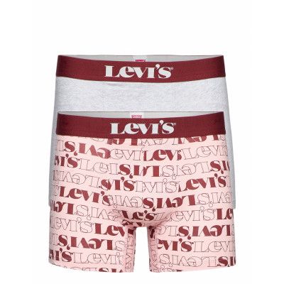Levis Men Levis Logo Aop Boxer Brie Boxerkalsonger Röd Levi´s