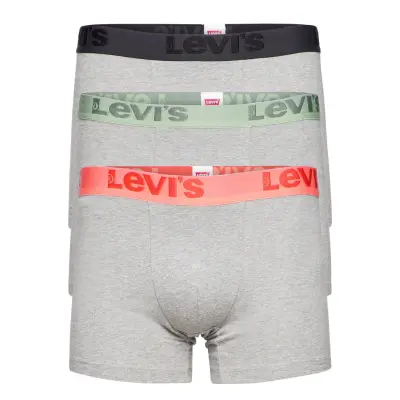 Levis Men Premium Boxer Brief 3P *Villkorat Erbjudande Boxerkalsonger Grå Levi´s