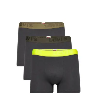 Levis Men Premium Boxer Brief 3P *Villkorat Erbjudande Boxerkalsonger Grå Levi´s