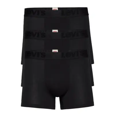 Levis Men Premium Boxer Brief 3P Boxerkalsonger Svart Levi´s