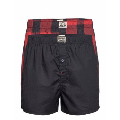 Levis Men Premium Buffalo Check Wov Boxerkalsonger Röd Levi´s