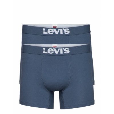 Levis Men Solid Basic Boxer 2P Boxerkalsonger Blå Levi´s