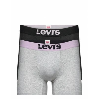 Levis Men Solid Basic Boxer 2P Boxerkalsonger Grå Levi´s
