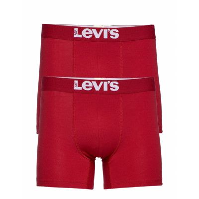 Levis Men Solid Basic Boxer 2P Boxerkalsonger Röd Levi´s