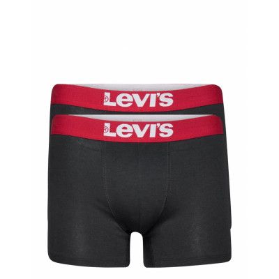Levis Men Solid Basic Boxer 2P Boxerkalsonger Svart Levi´s