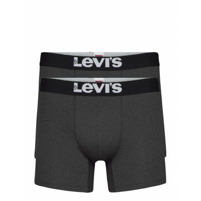 Levis Men Solid Basic Boxer 2P Boxerkalsonger Svart Levi´s