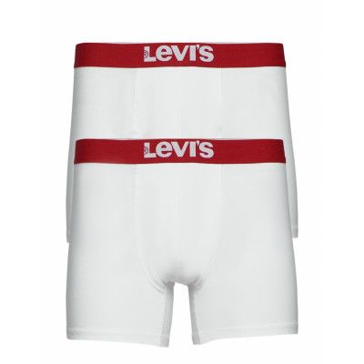 Levis Men Solid Basic Boxer 2P Boxerkalsonger Vit Levi´s