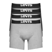 Levis Men Solid Basic Boxer Brief 4 Boxerkalsonger Grå Levi´s