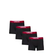 Levi's® Levis Men Solid Basic Boxer Brief Org Co 4P Ecom Svart