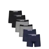 Levi's® Levis Men Solid Basic Boxer Brief Org Co 6P Ecom Marinblå