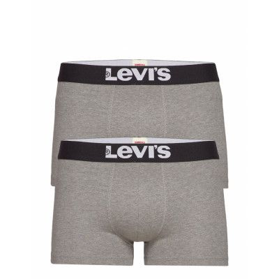 Levis Men Solid Basic Trunk 2P Boxerkalsonger Grå Levi´s