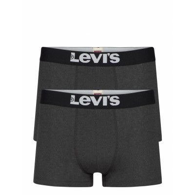 Levis Men Solid Basic Trunk 2P Boxerkalsonger Grå Levi´s
