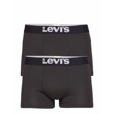 Levis Men Solid Basic Trunk 2P Boxerkalsonger Svart Levi´s