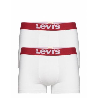 Levis Men Solid Basic Trunk 2P Boxerkalsonger Vit Levi´s