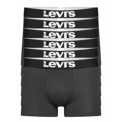 Levis Men Solid Basic Trunk 6P Ecom Boxerkalsonger Svart Levi´s