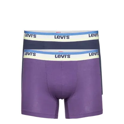 Levis Men Sprtswr Logo Boxer Brief Boxerkalsonger Lila Levi´s