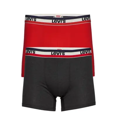 Levis Men Sprtswr Logo Boxer Brief Boxerkalsonger Multi/mönstrad Levi´s