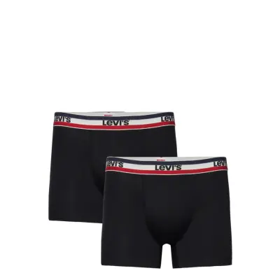 Levis Men Sprtswr Logo Boxer Brief *Villkorat Erbjudande Boxerkalsonger Svart Levi´s