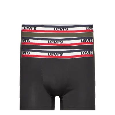 Levis Men Sprtswr Logo Boxer Brief *Villkorat Erbjudande Boxerkalsonger Svart Levi´s