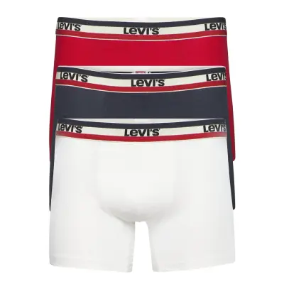 Levi's® Levis Men Sprtswr Logo Boxer Brief 3P Vit