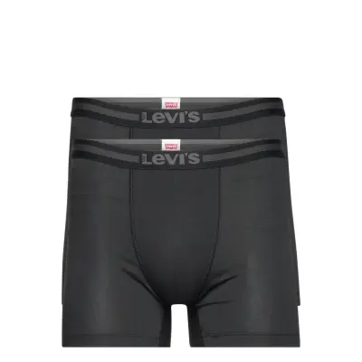 Levis Men Tencel Boxer Brief 2P *Villkorat Erbjudande Boxerkalsonger Svart Levi´s