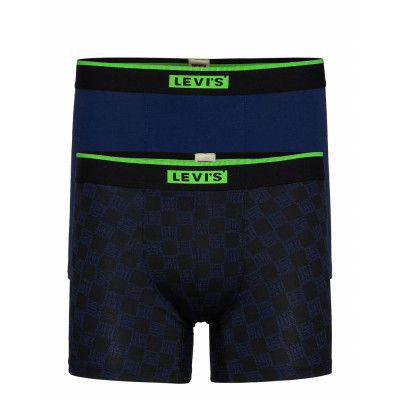 Levis Men Triple Logo Aop Neon Boxe Boxerkalsonger Blå Levi´s