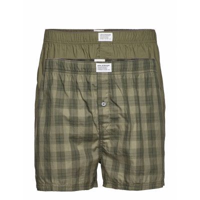Levis Men Woven Boxer 2P Underwear Boxer Shorts Grön Levi´s