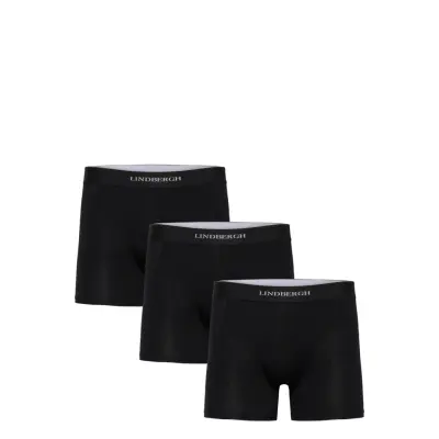 Lindbergh Modal Cotton Boxer 3-Pack - Black - L
