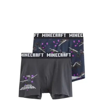 Lindex 2-Pack Minecraft Boxer Shorts - Multi/patterned - 134/140