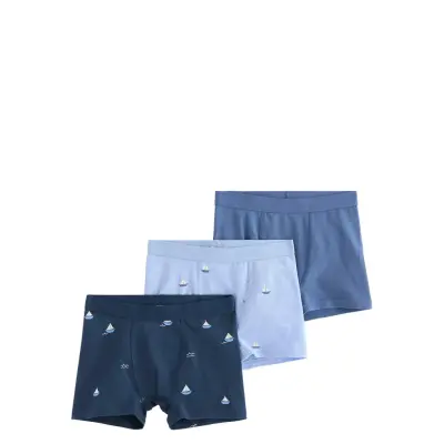 Lindex Boxer 3 P Boats Blå
