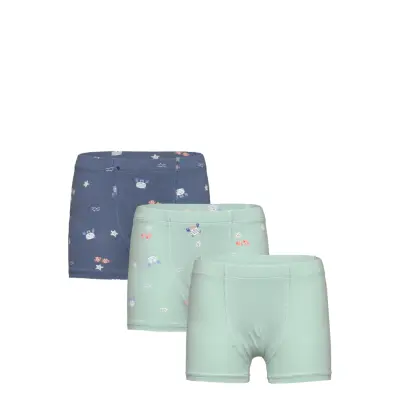 Lindex Boxer 3 Pack Aop Crab Hidden E Multi/patterned