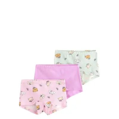 Lindex Boxer 3 Pack Cat With Bow Multi/patterned