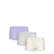 Lindex Boxer 3 Pack Flower Aop Multi/patterned