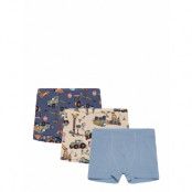 Lindex Boxer 3 Pack Hidden Elastic Wo Blå