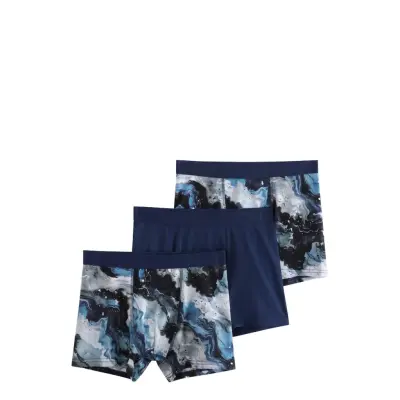 Lindex Boxer 3P Aop Swirl Multi/patterned