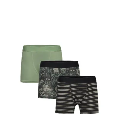 Lindex Boxer 3P Grafitti Multi/patterned