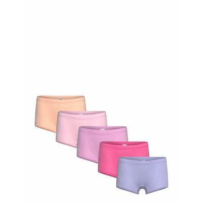 Lindex Boxer 5 Pack Solid Lila