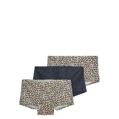 Lindex Panties Boxer 3P Leo - Multi/patterned - 170