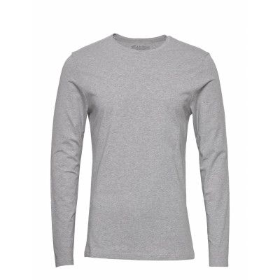 Long Sleeve *Villkorat Erbjudande T-shirts Long-sleeved Grå Bread & Boxers