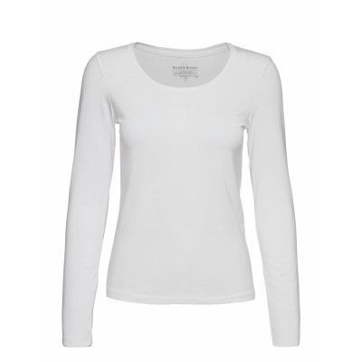 Long Sleeve *Villkorat Erbjudande T-shirts & Tops Long-sleeved Vit Bread & Boxers