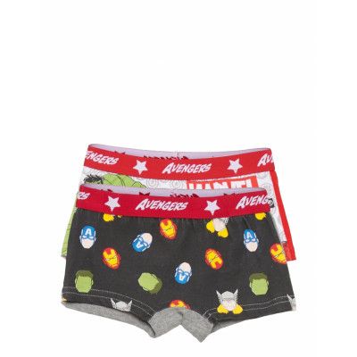 Lot Of 2 Boxers Night & Underwear Underwear Underpants Multi/mönstrad Marvel