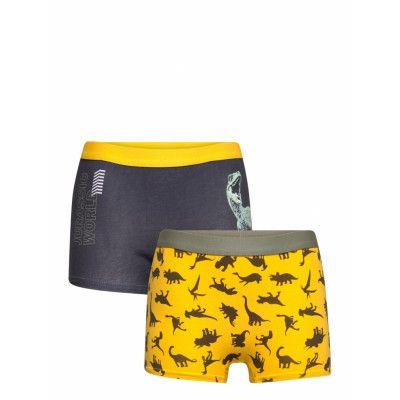 Lot Of 2 Boxers Night & Underwear Underwear Underpants Multi/mönstrad Jurassic World