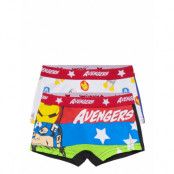 Lot Of 2 Boxers Night & Underwear Underwear Underpants Multi/mönstrad Marvel