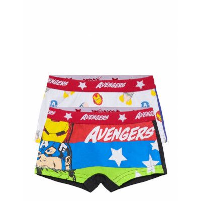 Lot Of 2 Boxers Night & Underwear Underwear Underpants Multi/mönstrad Marvel