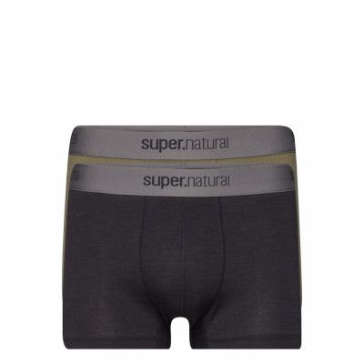 M Base Boxer Double Pack Boxerkalsonger Svart Super.natural