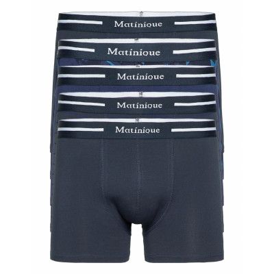 Mangrant 5-Pack Boxerkalsonger Blå Matinique