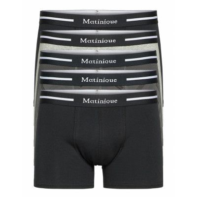 Mangrant 5-Pack Boxerkalsonger Svart Matinique