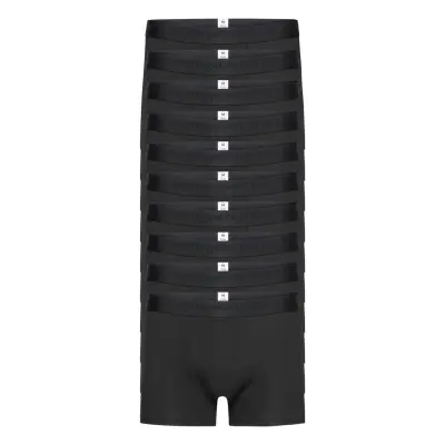 Maple 10-Pack Underwear - Gots/Vega Boxerkalsonger Svart *Villkorat Erbjudande Knowledge Cotton Apparel